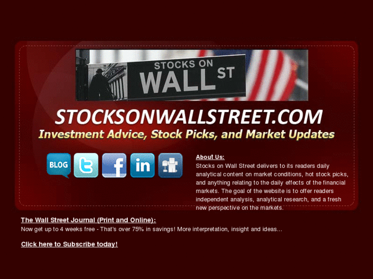 www.stocksonwallstreet.com