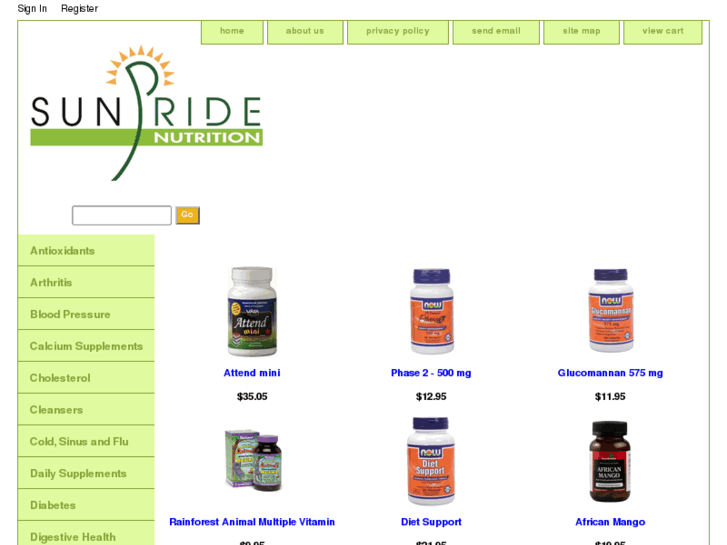 www.sunpridenutrition.com