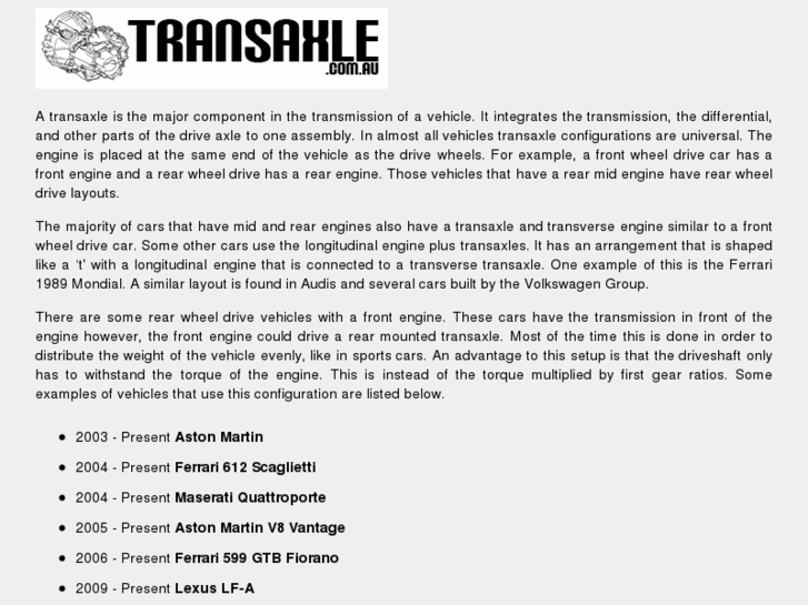 www.transaxle.com.au