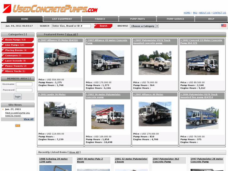 www.usedconcretepumps.com