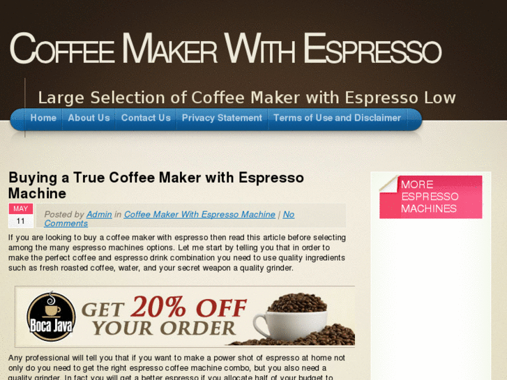 www.coffeemakerwithespresso.com