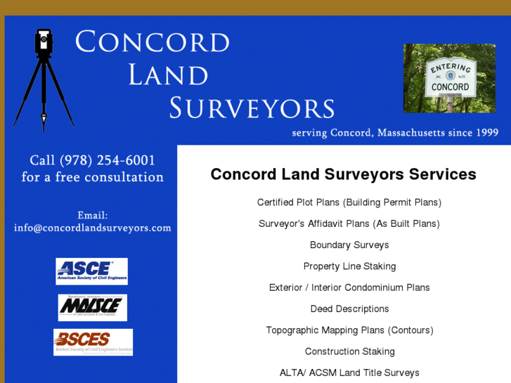 www.concordlandsurveyors.com