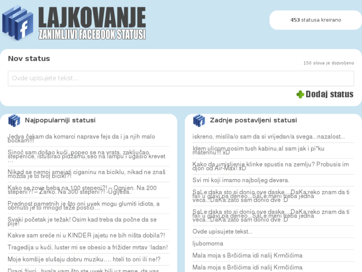 www.lajkovanje.com