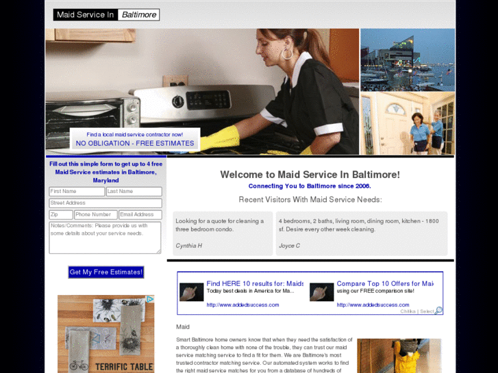 www.maidserviceinbaltimore.com