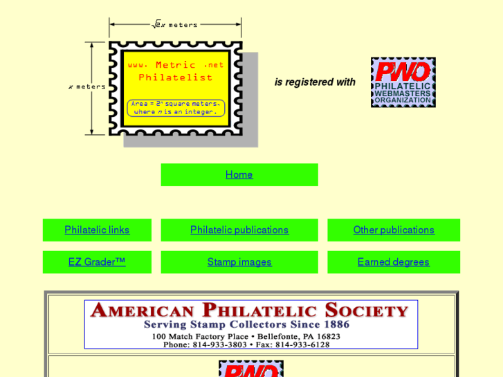 www.metricphilatelist.net