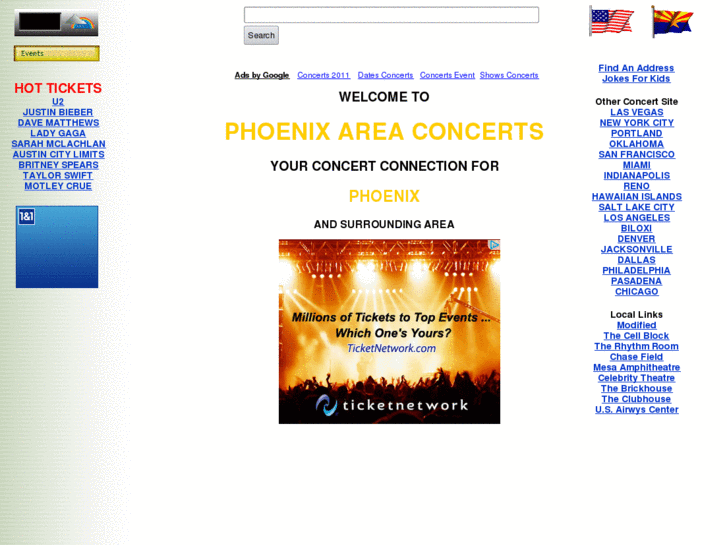 www.phoenixareaconcerts.com