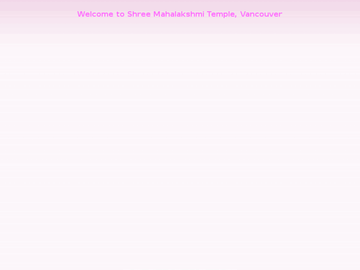 www.shreemahalakshmitemple.ca