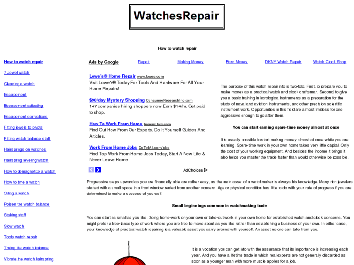 www.watchesrepair.info