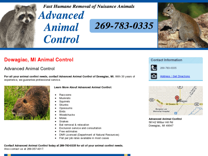 www.advancedanimalcontrolmi.com