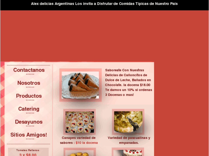 www.alexdeliciasargentinas.com