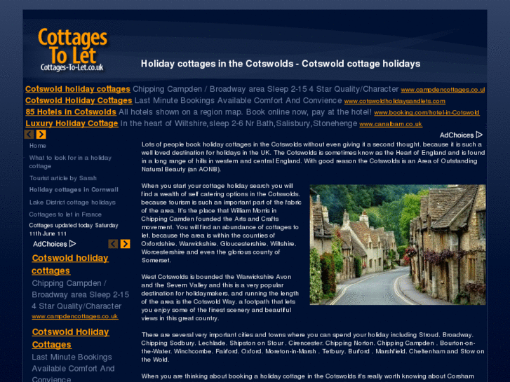 www.cotswoldsholidays.com