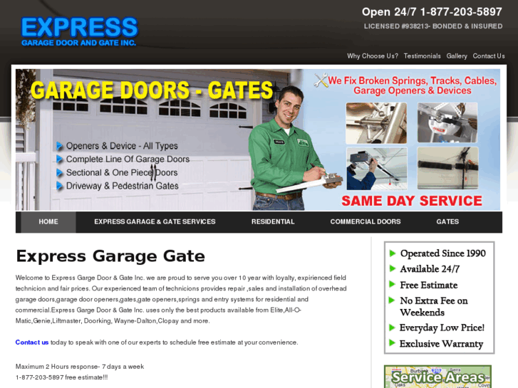 www.expressgaragegate.com