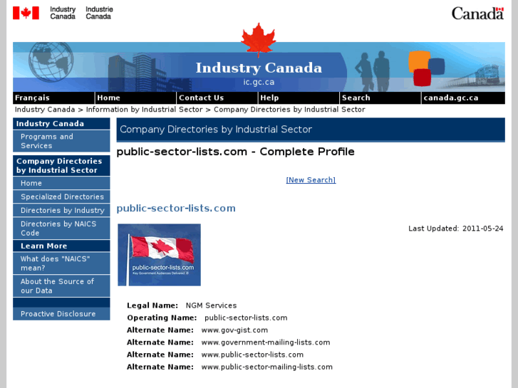 www.governmentlistscanada.com