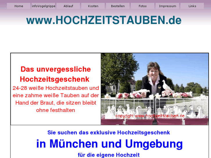 www.hochzeitstauben.de