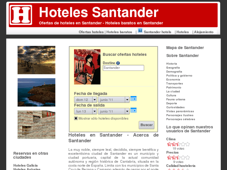 www.hotelessantander.org.es