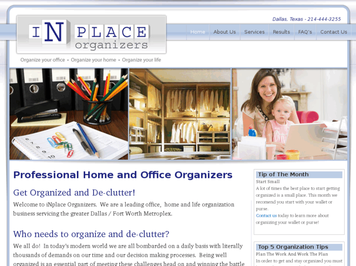 www.inplaceorganizers.com