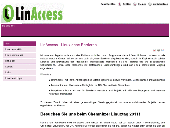 www.linaccess.org