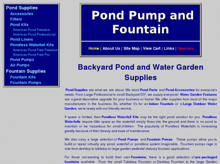 www.pond-pump-and-fountain-supply.com