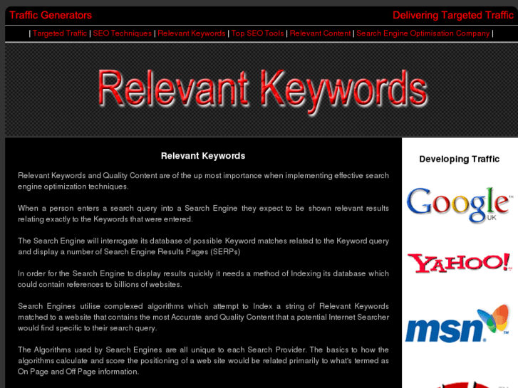 www.relevantkeywords.co.uk