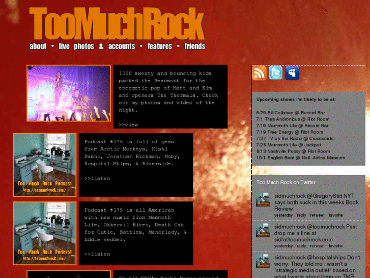 www.toomuchrock.com