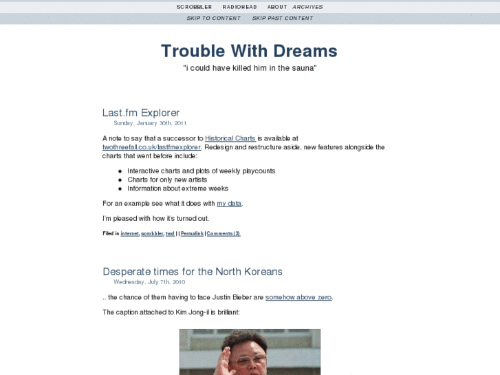 www.troublewithdreams.com