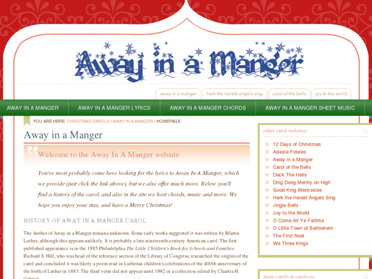 www.awayinamanger.org