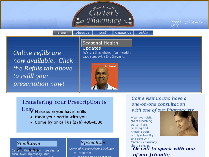 www.carterspharmacy.net