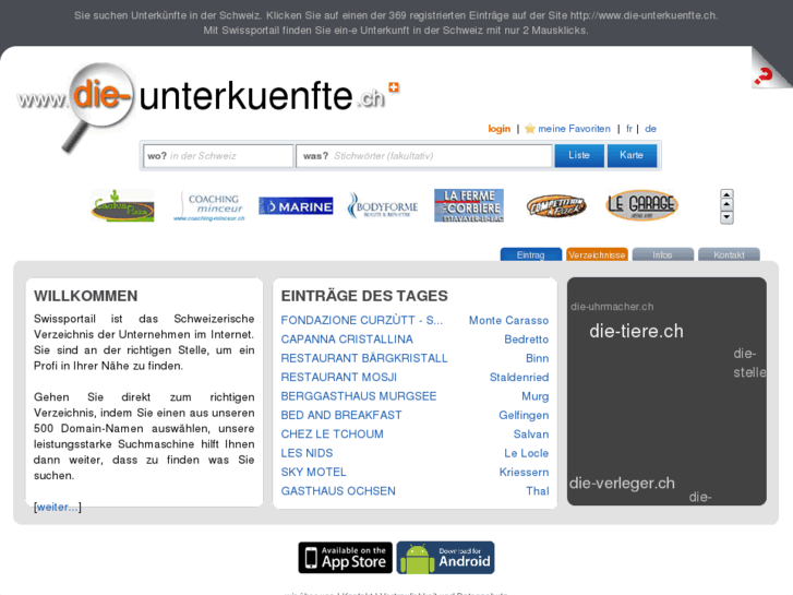 www.die-unterkuenfte.ch