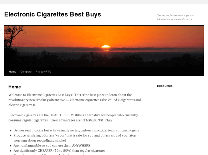 www.electroniccigarettesbestbuys.com