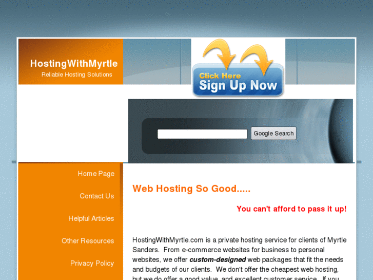 www.hostingwithmyrtle.com