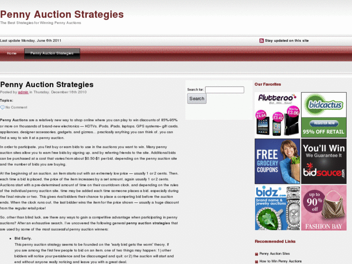 www.pennyauctionstrategies.info