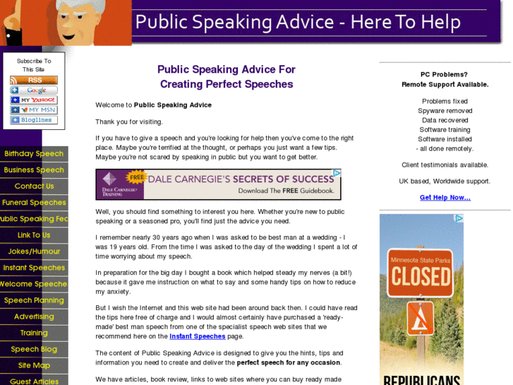 www.public-speaking-advice.com