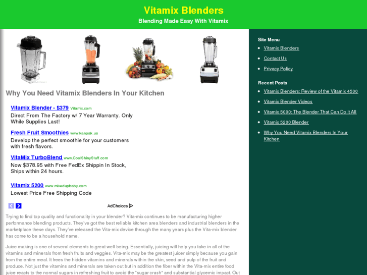 www.vitamixblenders.com