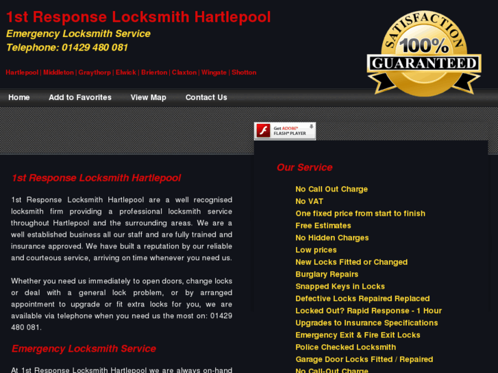 www.1stresponselocksmithhartlepool.com