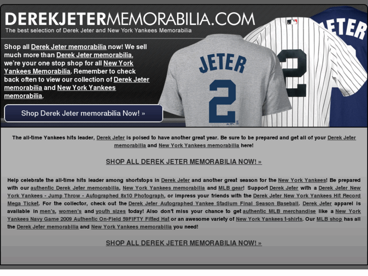 www.derekjetermemorabilia.com