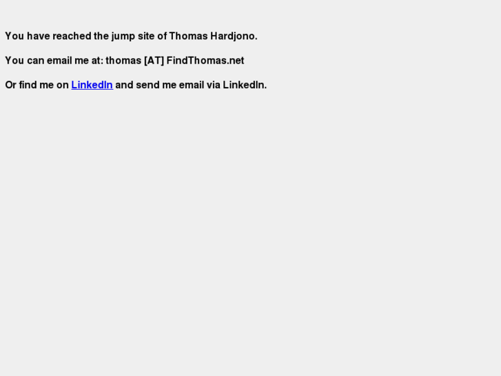 www.findthomas.net