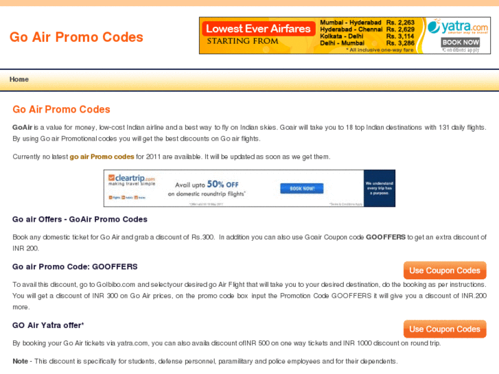 www.goairpromocodes.com