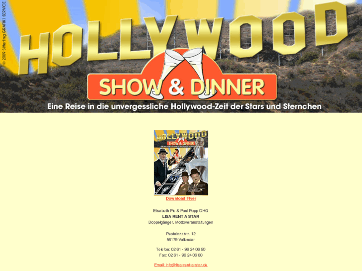 www.hollywoodshowdinner.com