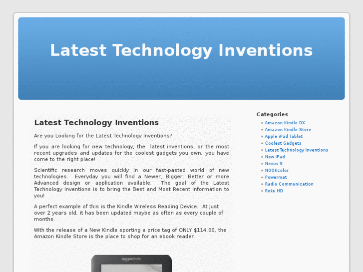 www.latesttechnologyinventions.com