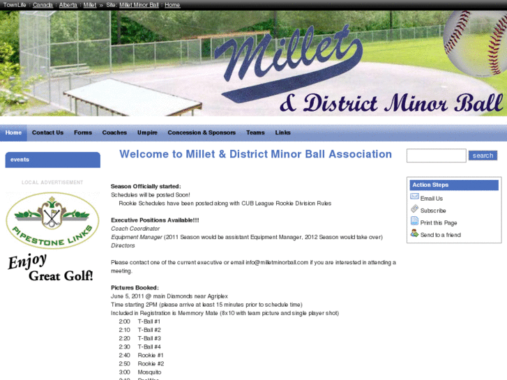 www.milletminorball.com