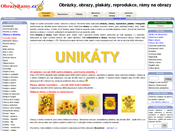 www.obrazyramy.cz