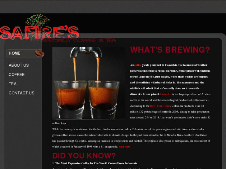 www.safirescoffee.com