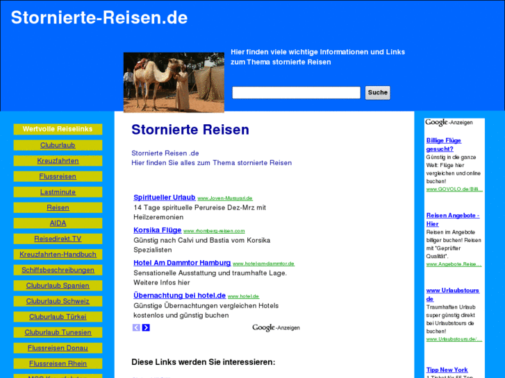 www.stornierte-reisen.de