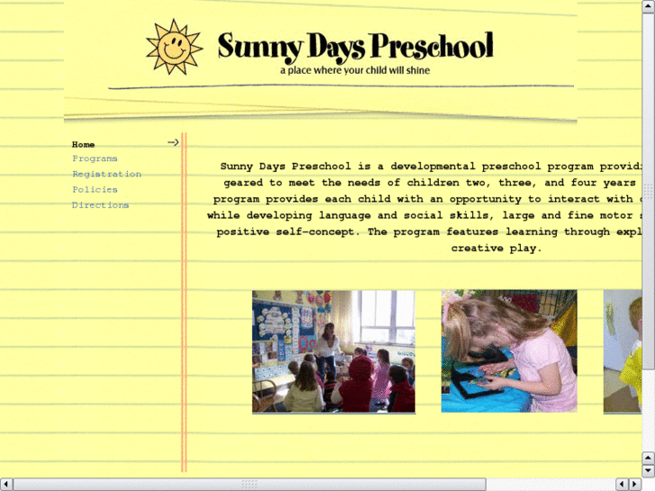 www.sunnydayspreschool.net