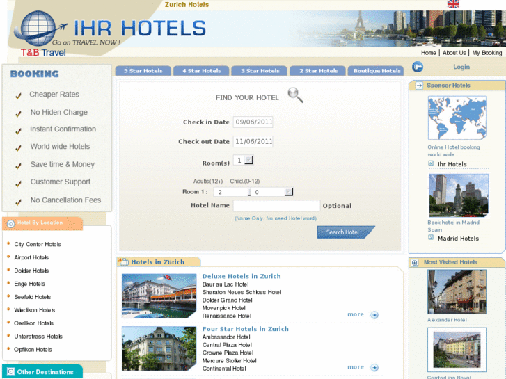 www.zurichhotelscentre.com