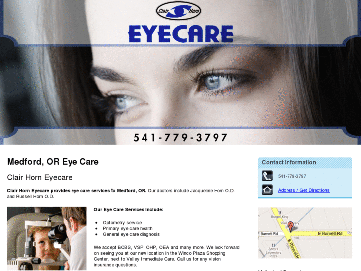 www.clairehorneyecare.com