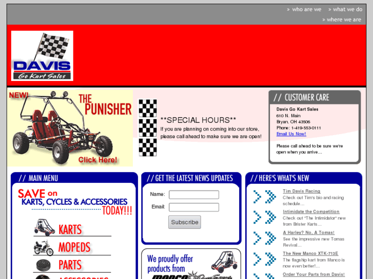 www.davisgokartsales.com