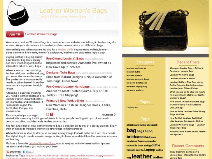 www.leatherwomensbags.com