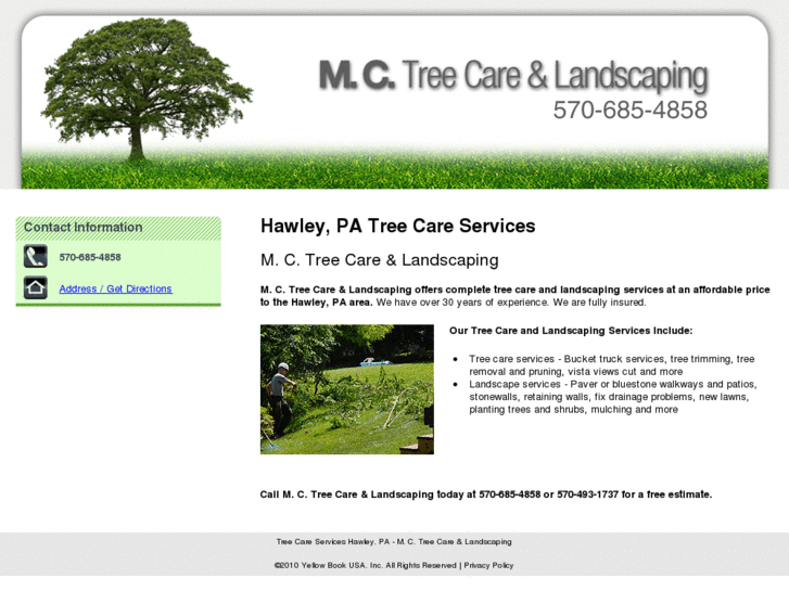 www.mctreecareandlandscaping.com