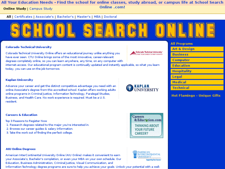 www.schoolsearchonline.com